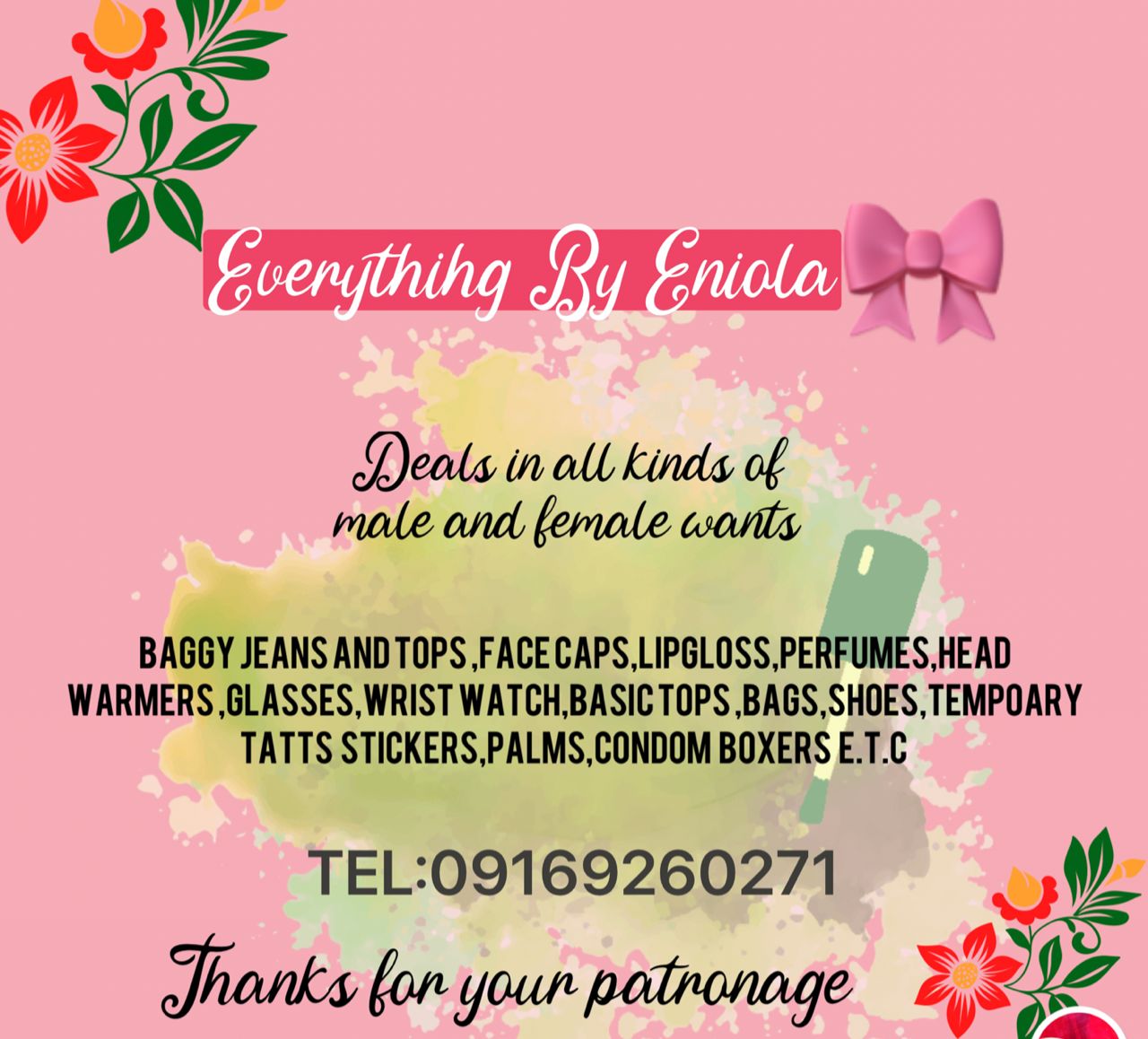 Everything by eniola