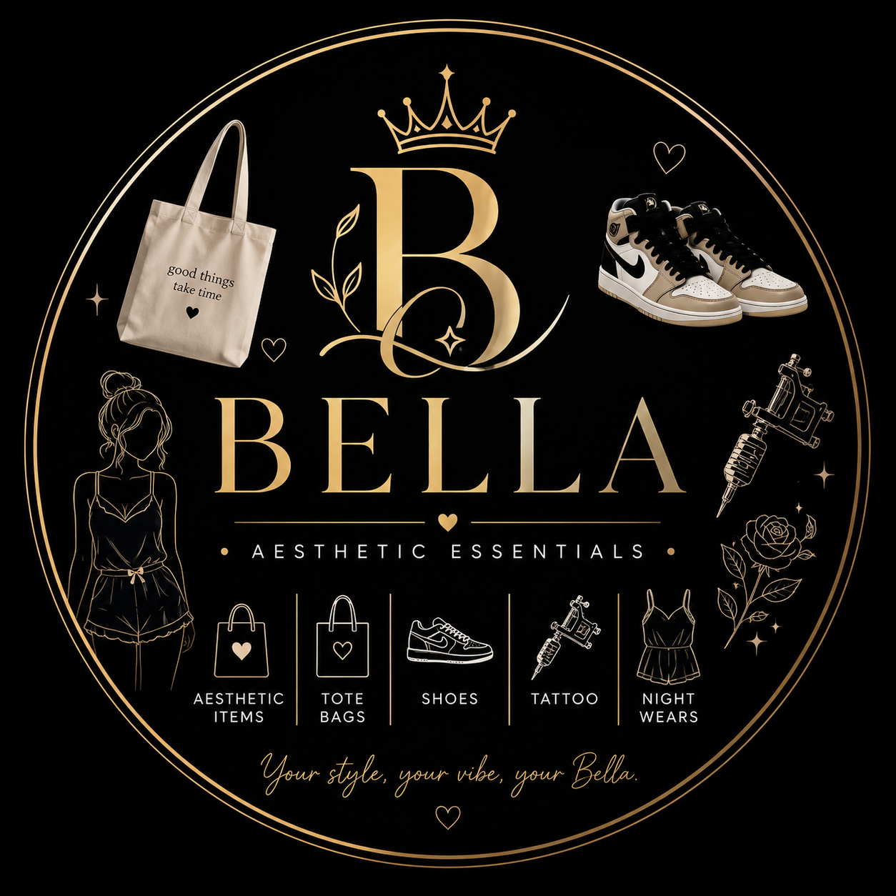 Bella asthetic items logo