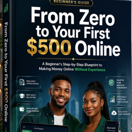 From Zero to Your First $500 Online (A Beginner's Step-by-Step Blueprint to Making Money Online Without Experience) image 1
