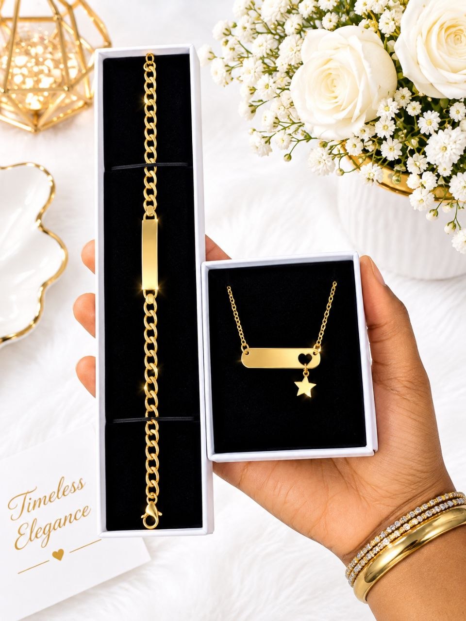 Stainless steel hand chain with chain