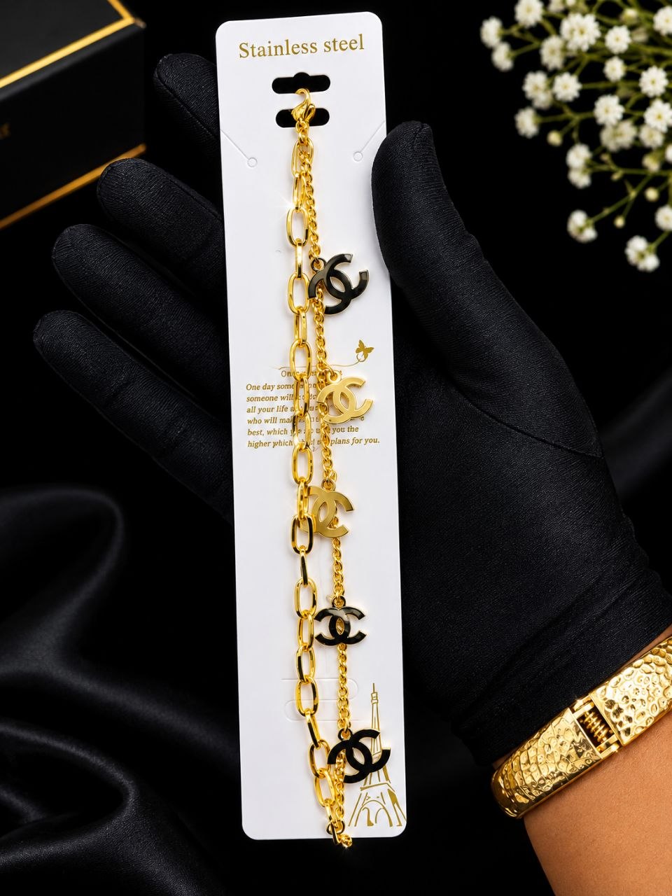 Fashion 2 in 1 bracelet