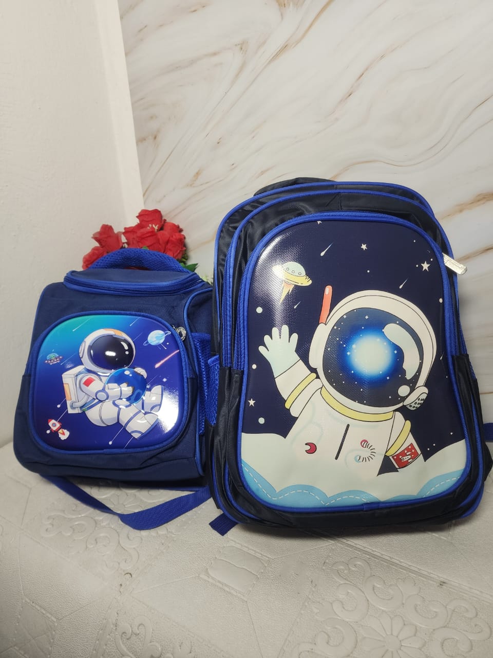 Big school bag and lunchbox combo image 1