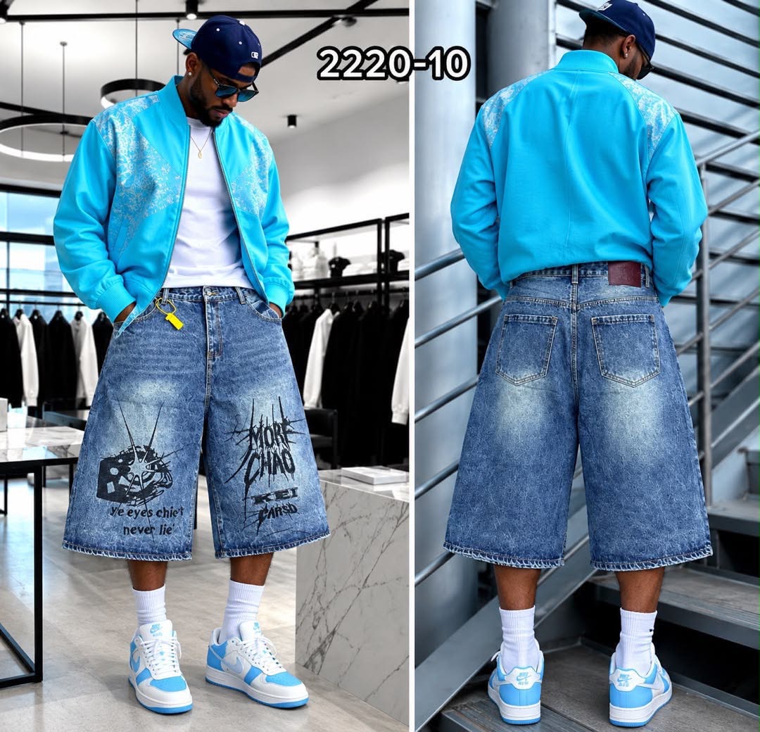 Baggy Denim Shorts