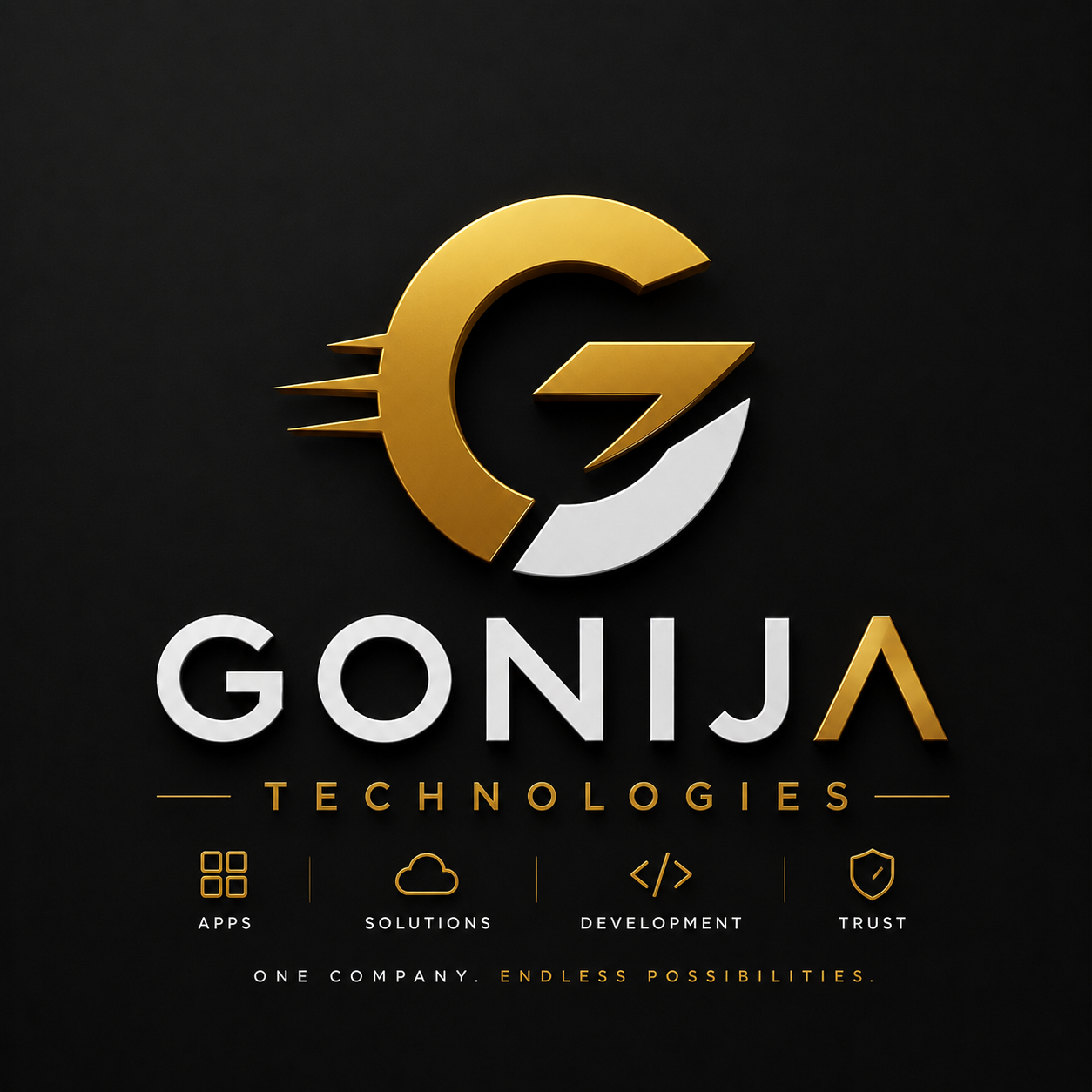 GONIJA fuel station self service logo