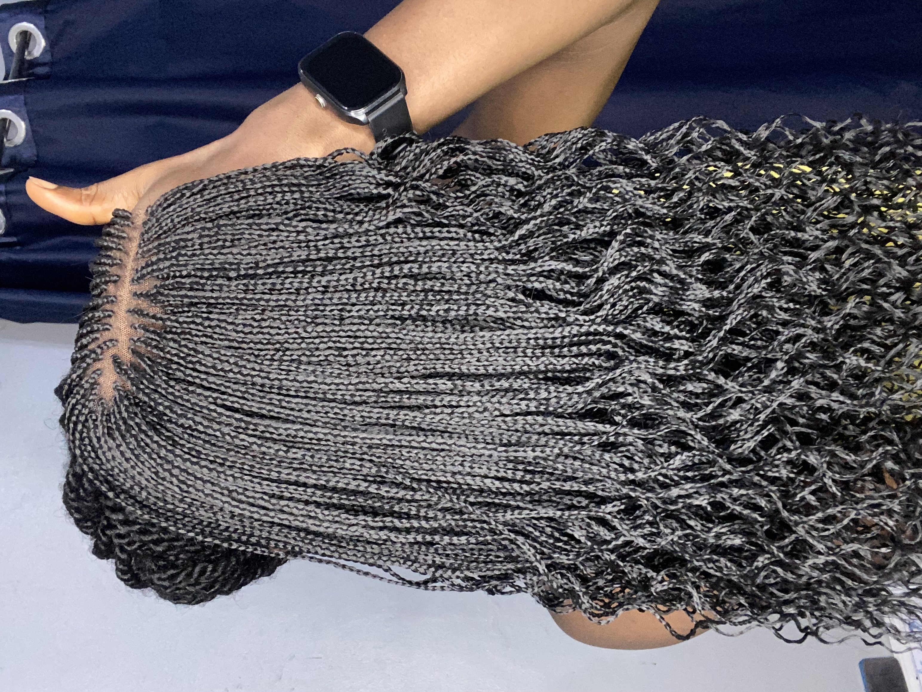 curly braided wig