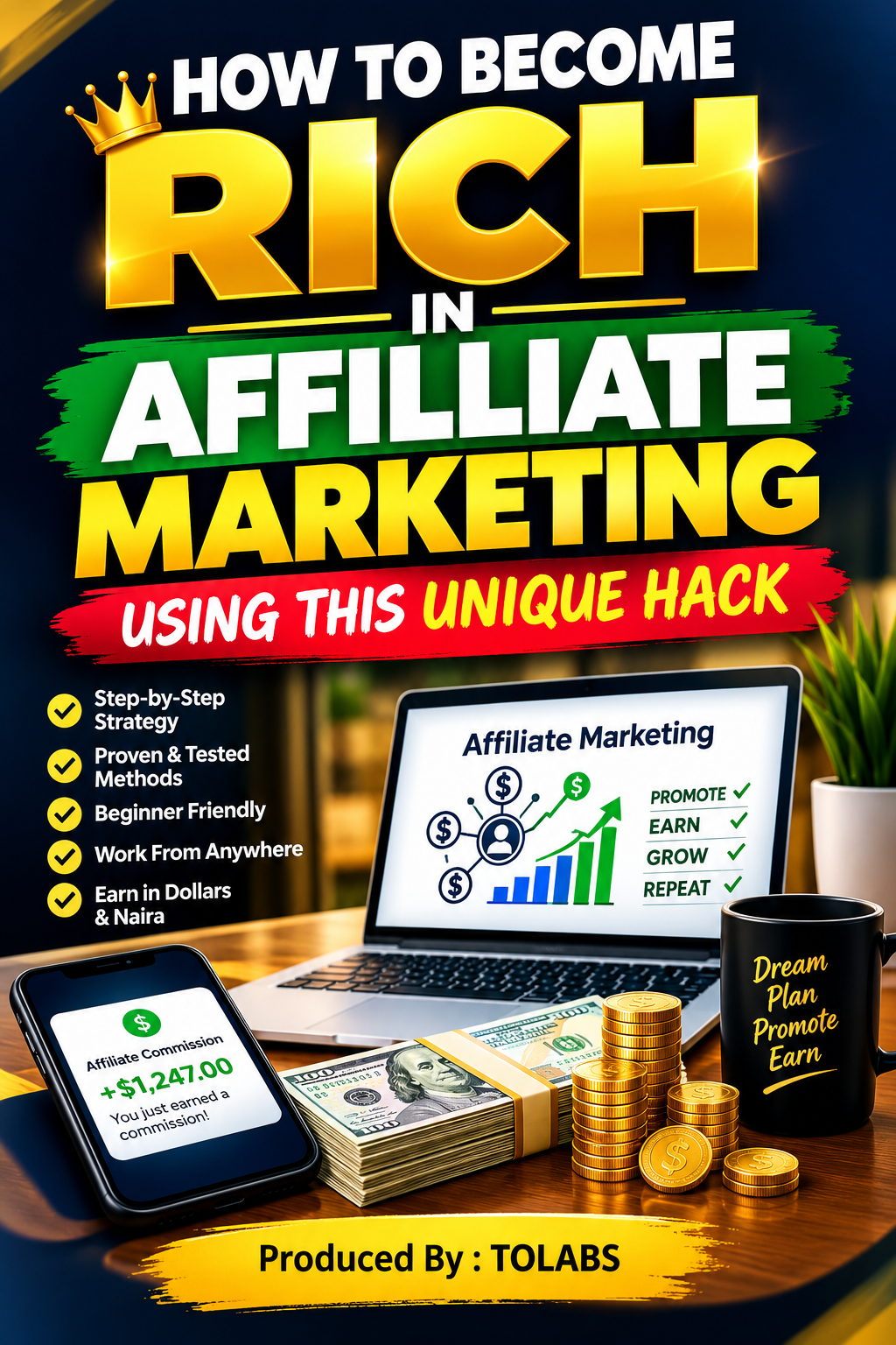 HOW TO BECOME RICH IN AFFILIATE MARKETING USING THIS UNIQUE HACK