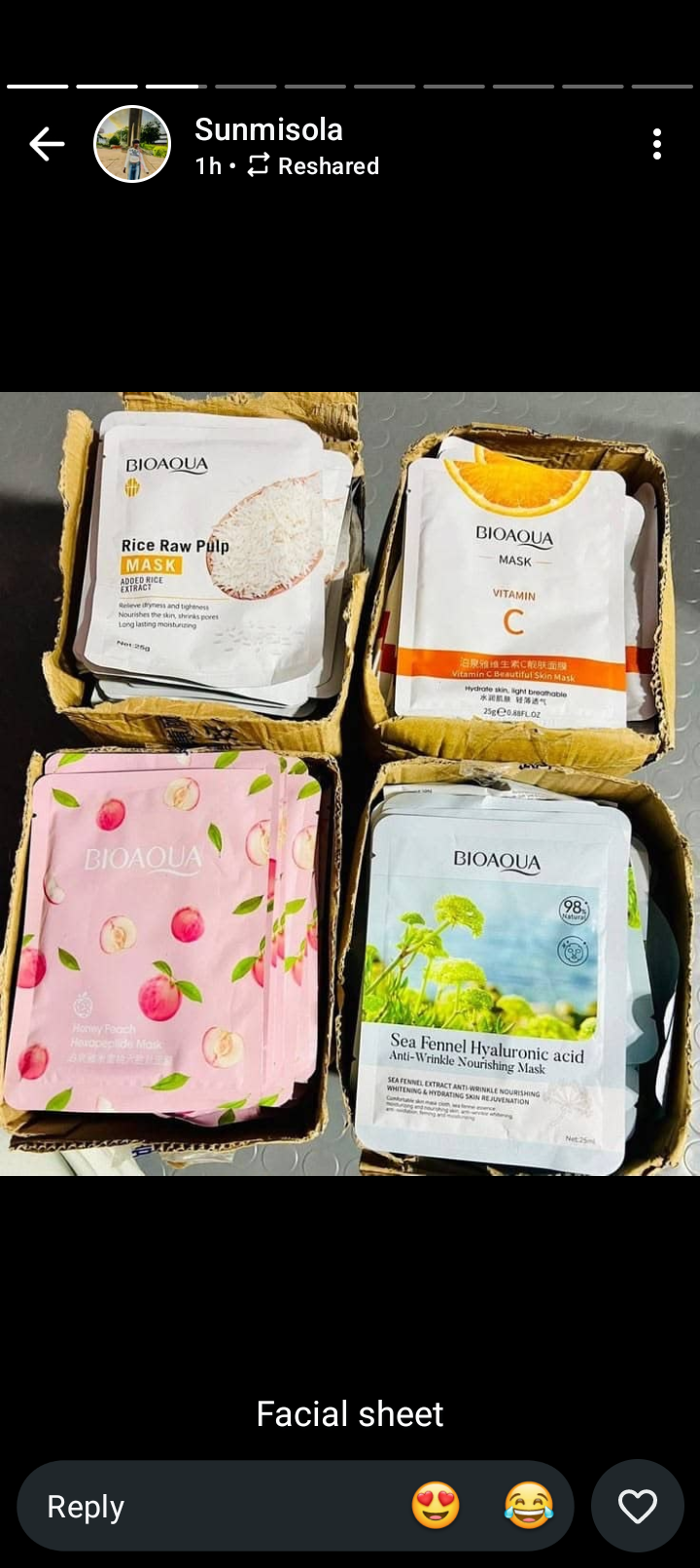 Facial mask image 1