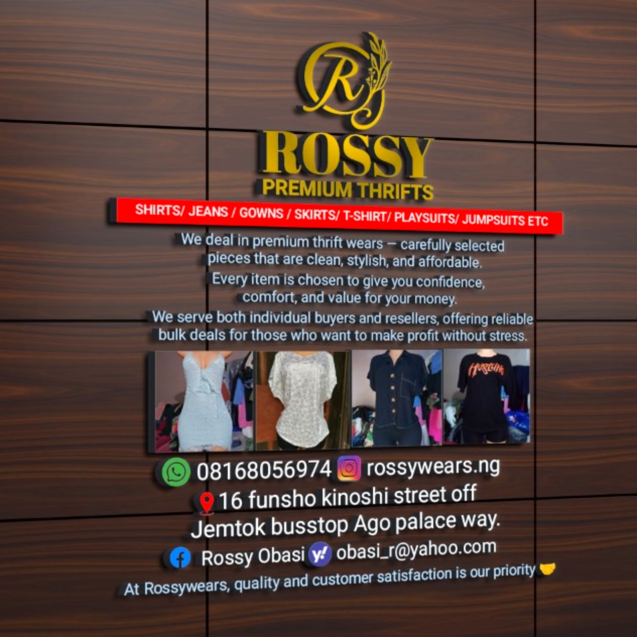 Rossywears.ng logo