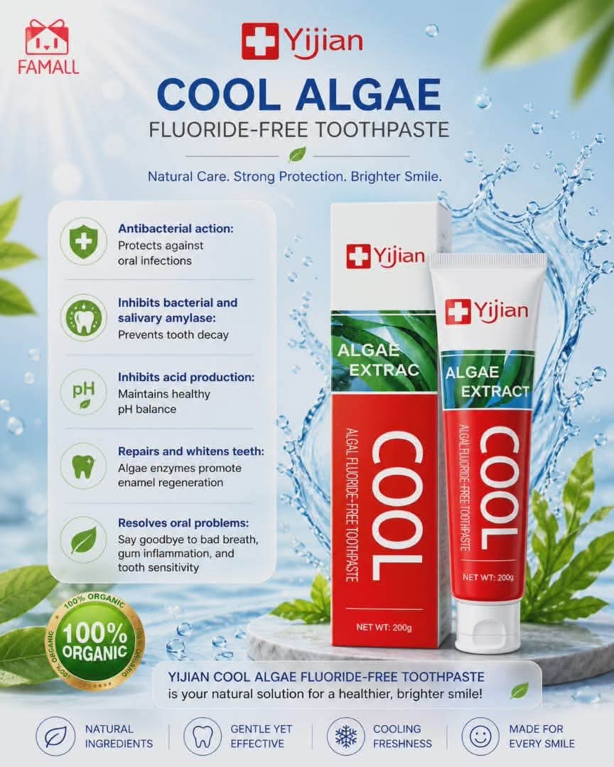 Yijian Algae Fluoride-Free Toothpaste