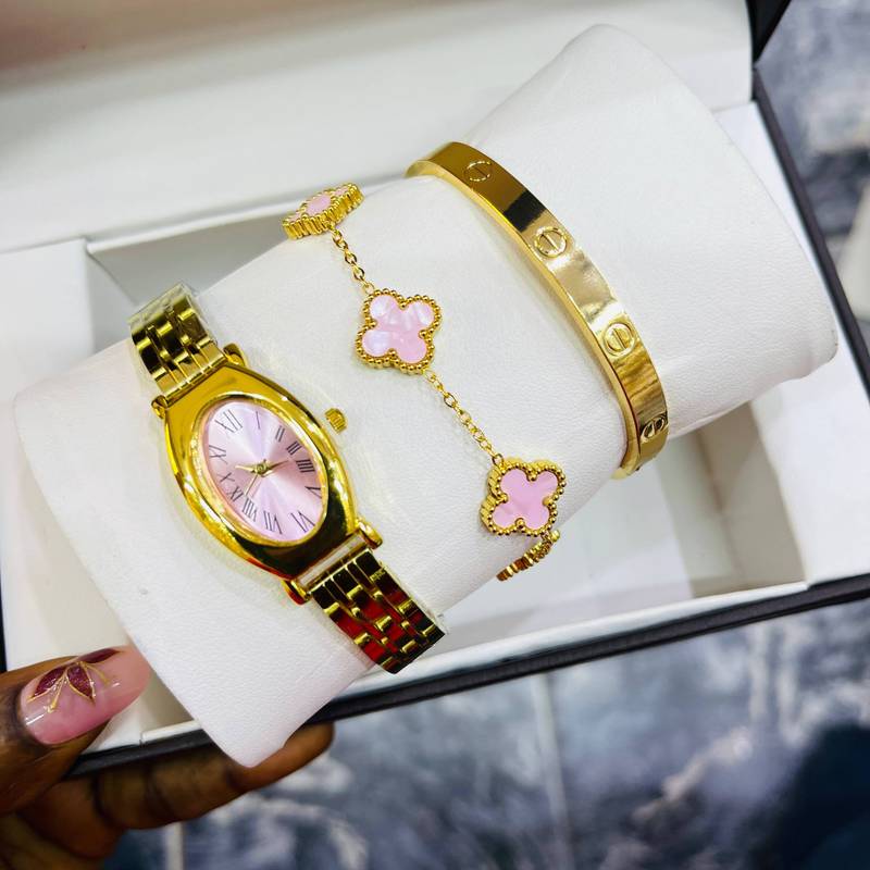 Wristwatch and bracelet set
