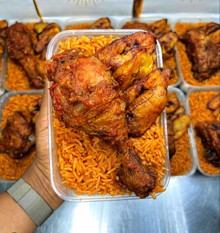 Roselle's Smokey Jollof with Chicken