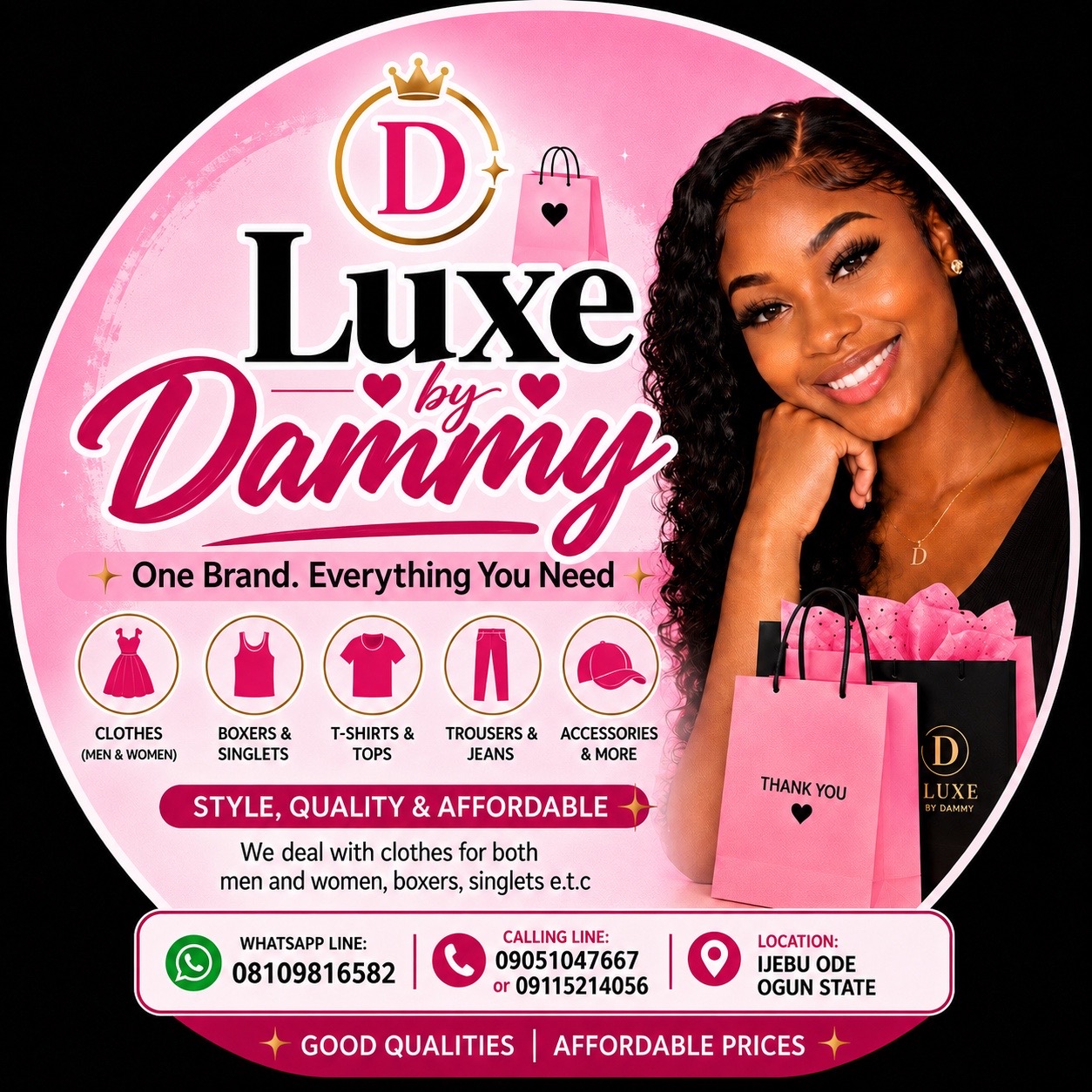 No walk in store but we deliver world wide logo